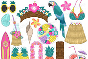 Aloha Clipart PNG | Summer Stickers, an Object Illustration by GlamArtZhanna (Thumbnail 2 of 3)