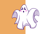 Cute Spooky Ghost Cartoon Vector, an Object Illustration by Artstorystudio (Thumbnail 2 of 3)