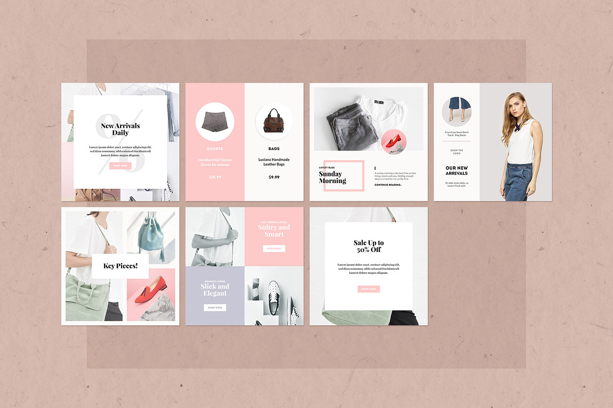Briley Instagram Pack, a Social Media Template by Crevo Studio (Photo 6 of 7)