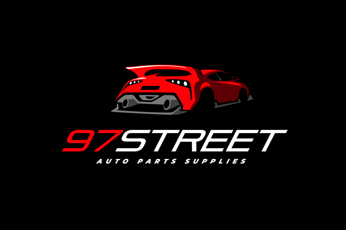 Modern Simple  Drift Car Logo, a Branding & Logo Template by Suhandi
