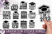 Graduation SVG Bundle, an Object Graphic by Design's Dark (Thumbnail 1 of 14)