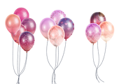 Pink Ombre Balloons Clip Art, an Illustration by Kandace Lalo Designs (Thumbnail 8 of 9)