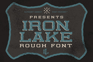 IRON LAKE FONT DUO