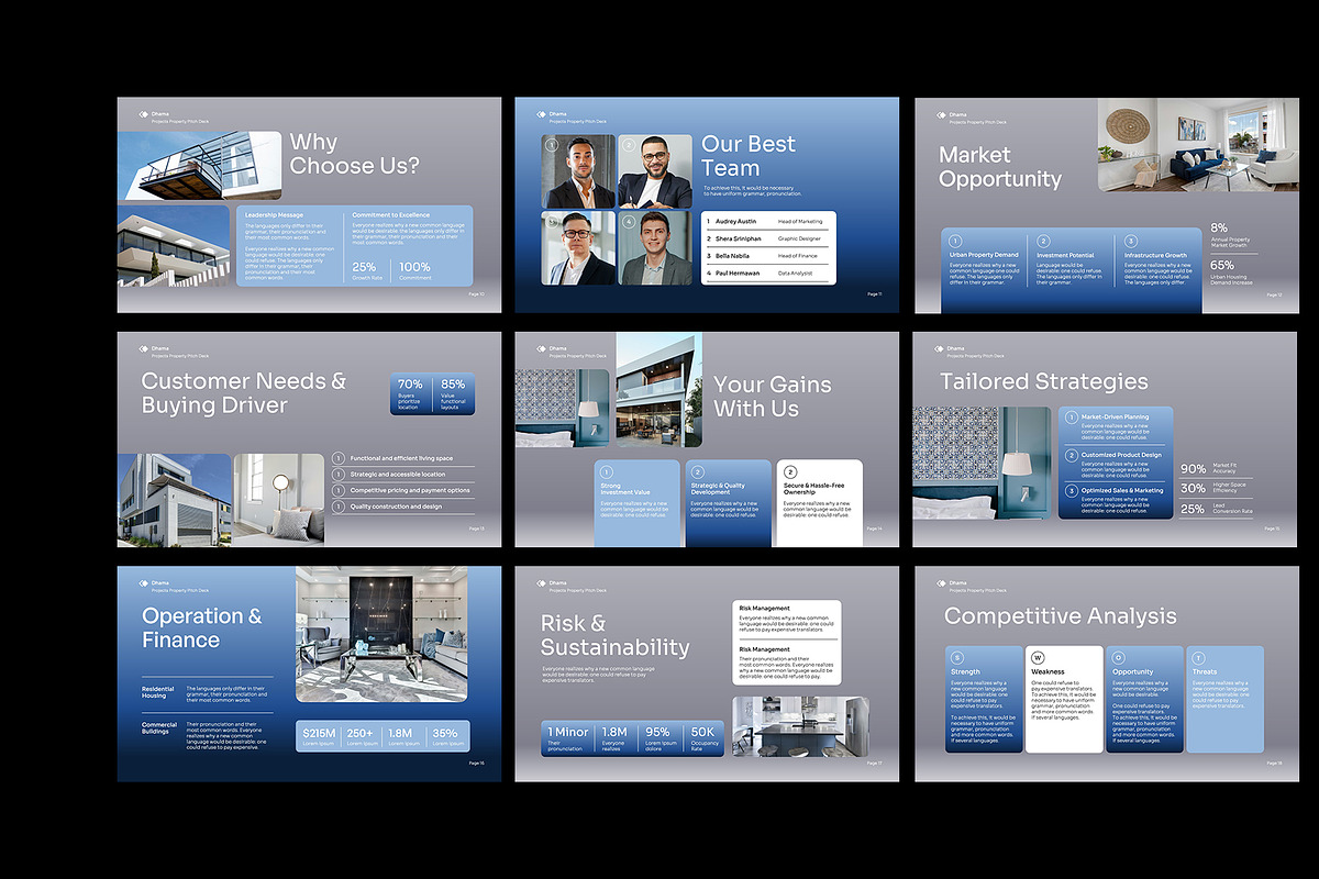 DHAMA | Real Estate Marketing PPT, a Presentation Template by Neermana (Photo 2 of 4)