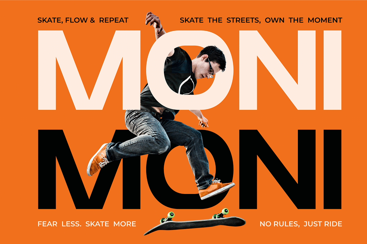 Viemon – Modern Sans Serif Typeface, a Sans Serif Font by MaikoHatta (Photo 2 of 8)