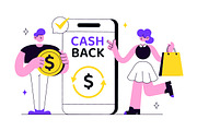 10 Cashback Vector Illustration, a Finance Illustration by denayunebgt (Thumbnail 4 of 4)
