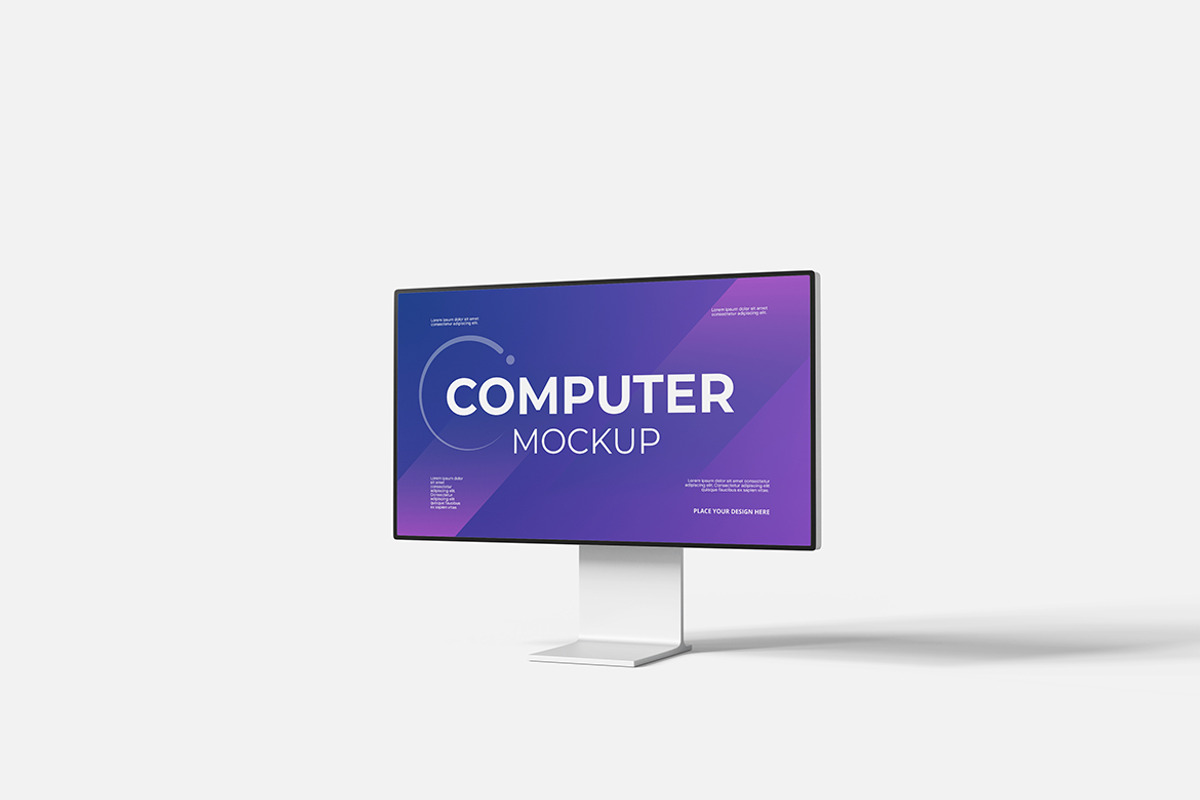 Computer Screen Mockup, a Product Mockup by bimockup (Photo 4 of 6)