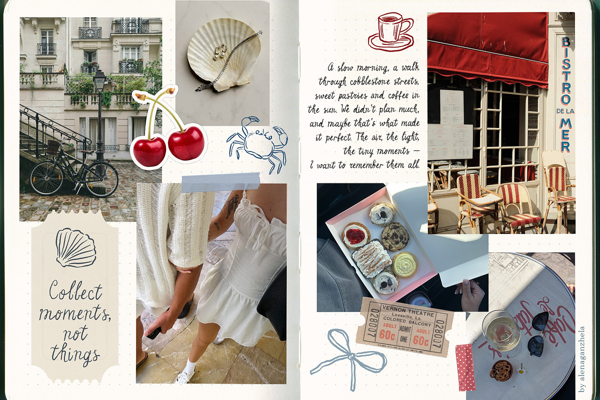 La Bohème whimsical handmade script, a Script Font by alenaganzhela (Photo 2 of 12)