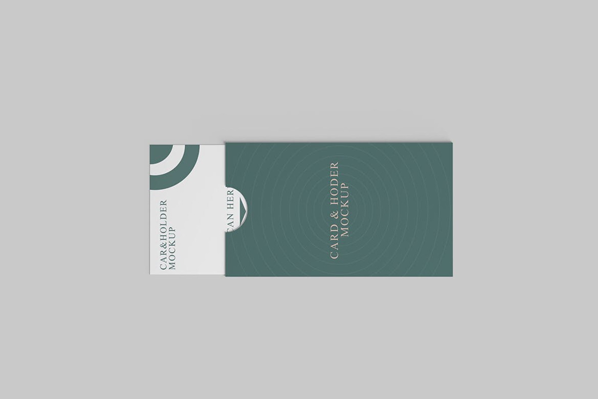 Elegant Card and Holder Mockup, a Product Mockup by FDR Studio (Photo 2 of 6)