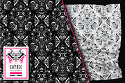 Gothic Halloween seamless patterns, a Pattern Graphic by OlgaSoi007 (Thumbnail 3 of 7)