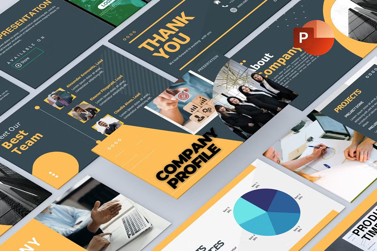 Business Powerpoint Template, a Presentation Template by GearShift (Photo 1 of 5)
