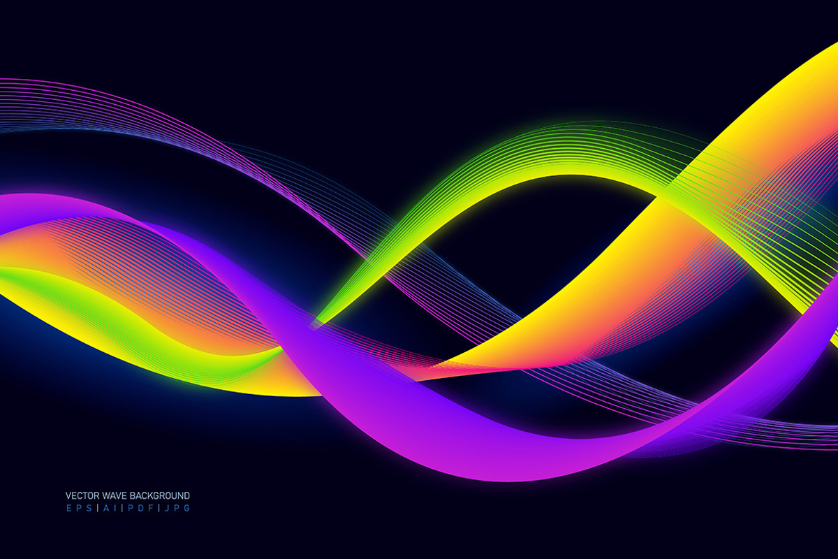 Waves Abstract Background, a Background Graphic by Artlogs x Modaldesain (Photo 3 of 9)