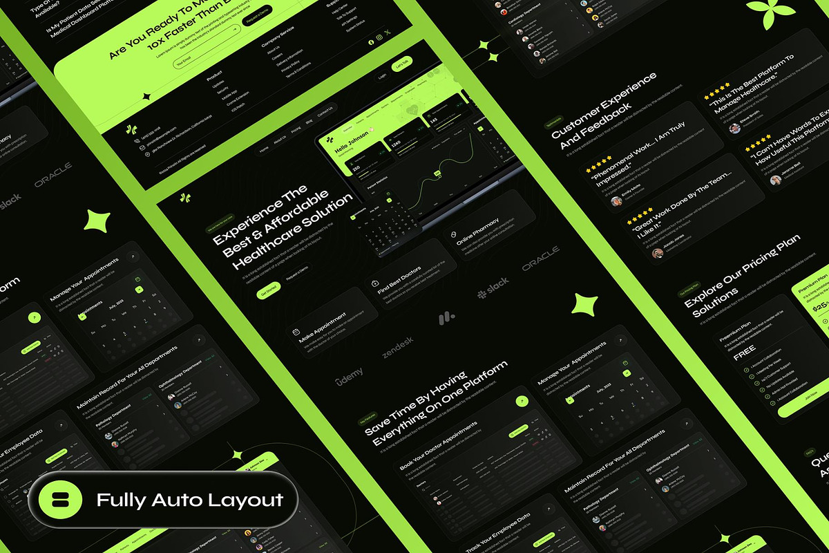 Prinstin SaaS Medical Website Framer, an UI Kit Template by Lumina_ui_ux202 (Photo 4 of 10)
