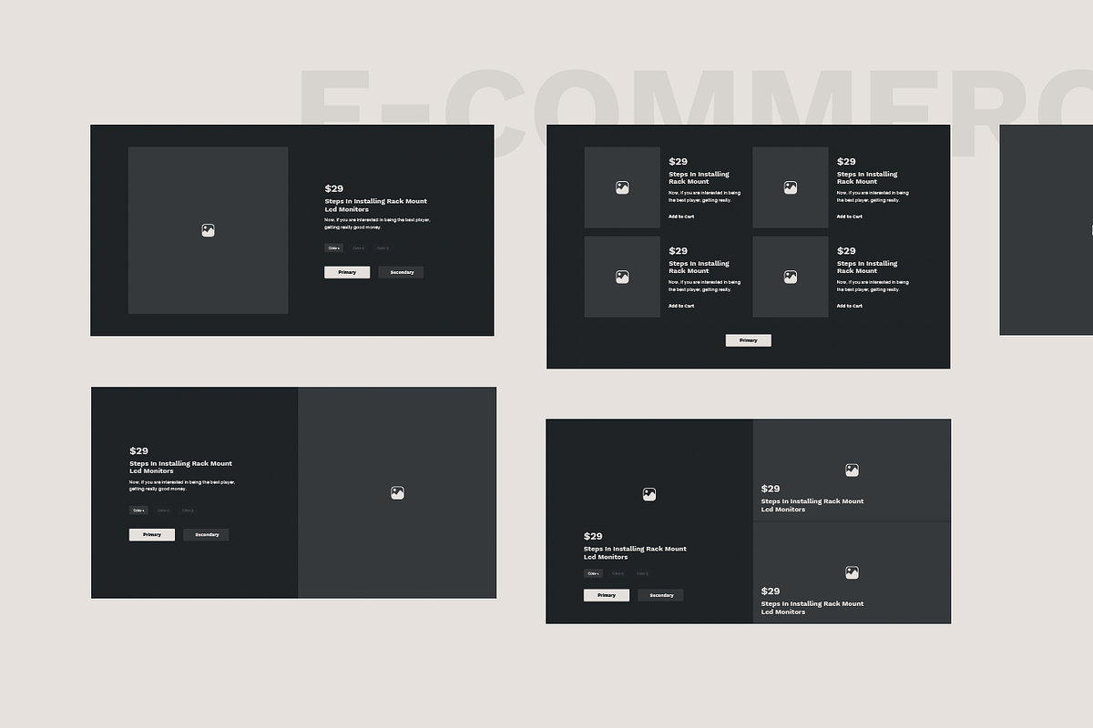 Tenebris Wireframe Kit, a Wireframe Template by Milos Knezevic (Photo 15 of 17)