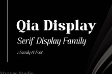 Qia Display - Serif Typeface