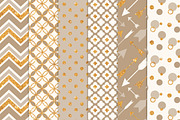 Champagne Bohemian Glitter Patterns, a Pattern Graphic by Amanda Ilkov (Thumbnail 2 of 3)
