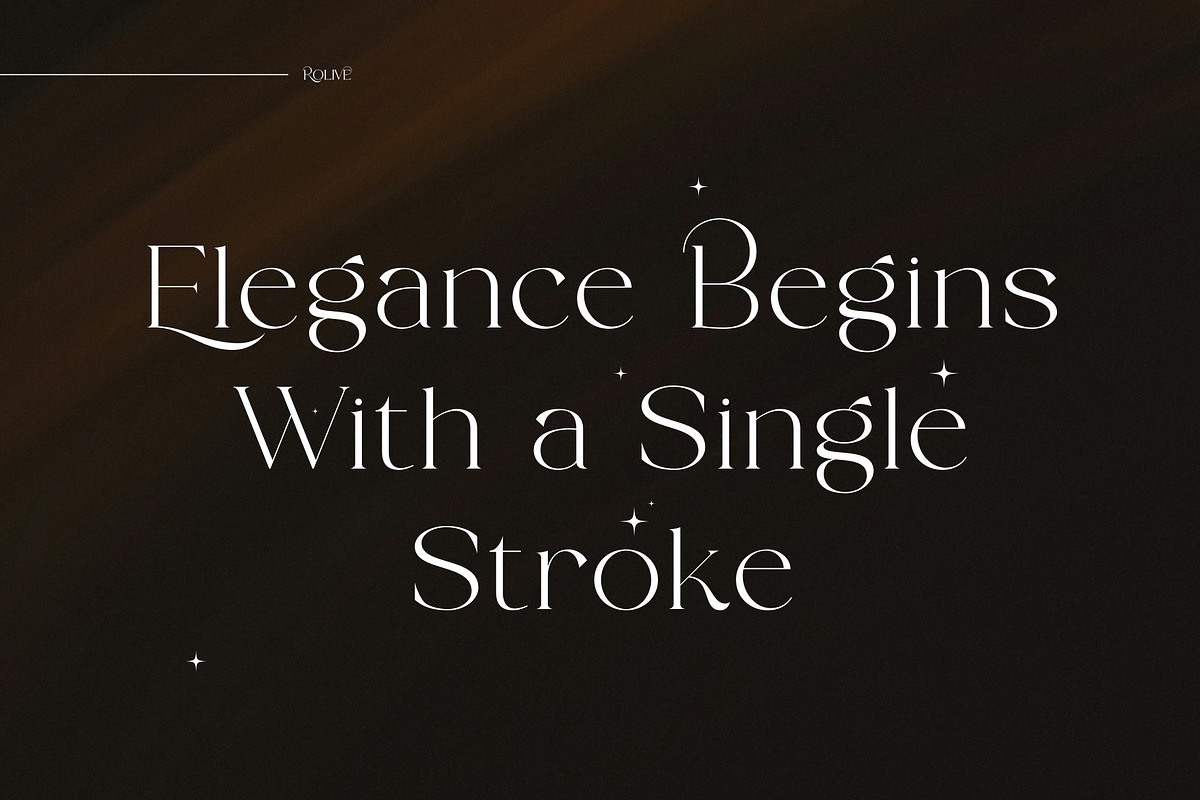 Rolive - Luxury Modern Serif, a Serif Font by Muflieart (Photo 8 of 10)