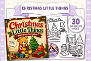Christmas Little Things Coloring, a Seasonal Illustration by Design Station (Thumbnail 1 of 3)