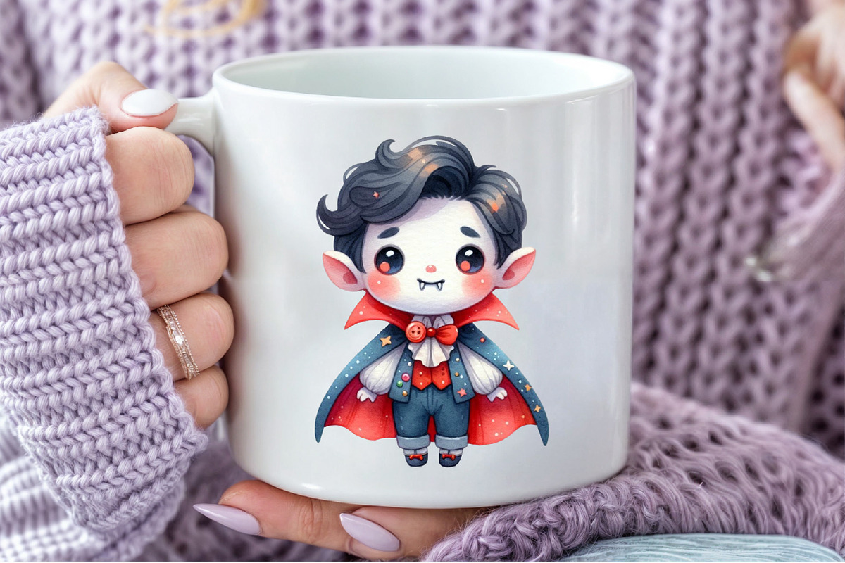 Whimsical Halloween Dolls Clipart, an Illustration by Pixels.Craft (Photo 5 of 7)