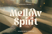 Mellow Spirit - Modern Retro, a Serif Font by Annivers Type (Thumbnail 1 of 10)