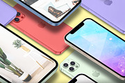 3D iPhone Presentation Mock-Up 09, an iPhone Mockup by Graphicsworld125 (Thumbnail 4 of 8)