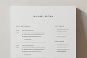 Ultra Minimal Resume Template, a Resume Template by Filip Studio (Thumbnail 4 of 4)