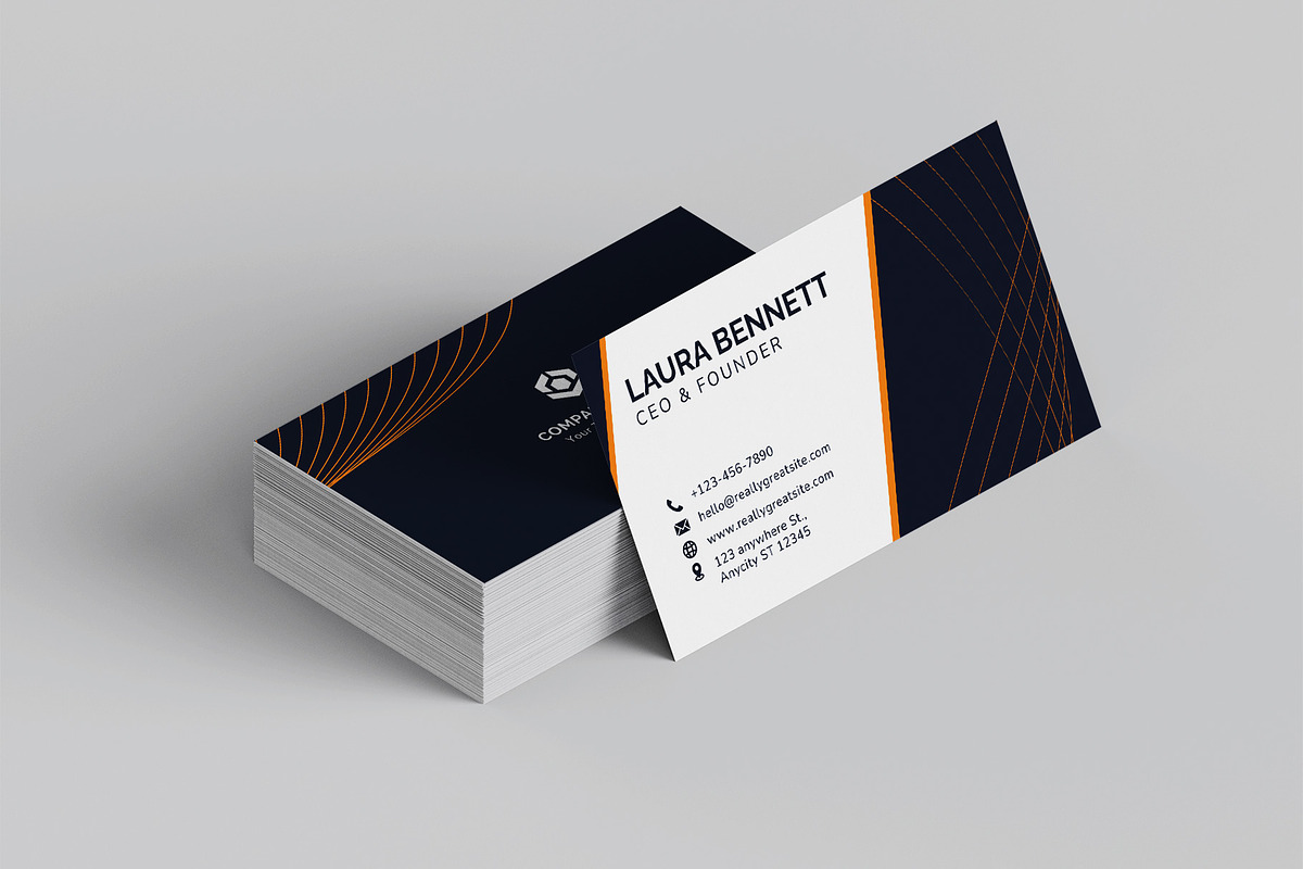 Professional Business Card Template, a Business Card Template by Artnivora.Std
