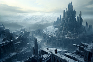 Enchanting Frozen City Winter