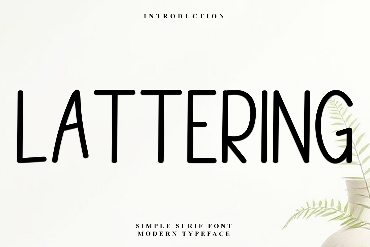 Lattering, a Sans Serif Font by FreshTypeINK (Photo 1 of 7)