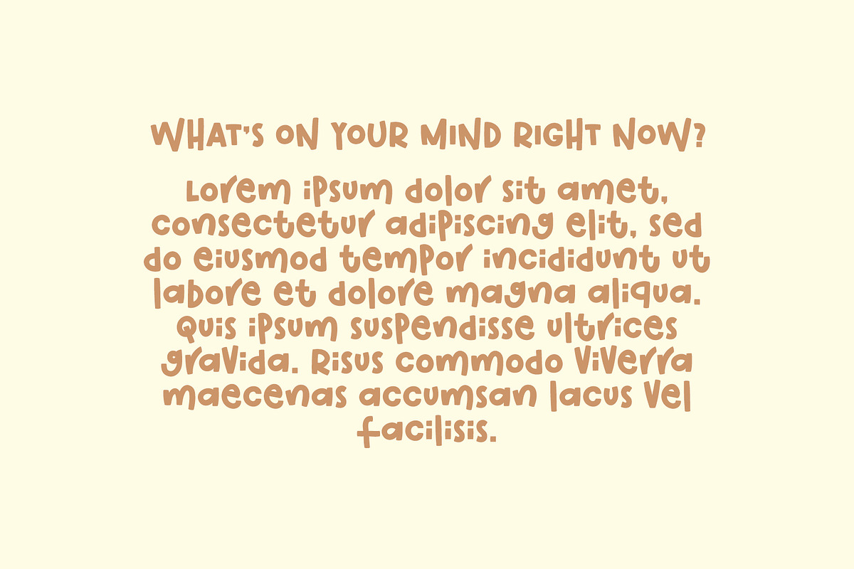 The Spring - Cute Solid Outline Font, a Sans Serif Font by Airotype (Photo 6 of 8)