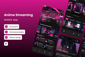FuchsiaFlix - Anime Streaming Mobile, an App Template by trabaskriya