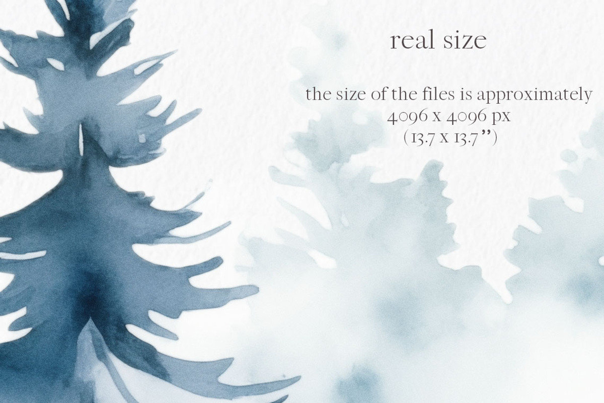 Watercolor forest clipart PNG, an Object Graphic by MyLittleMeow (Photo 3 of 8)