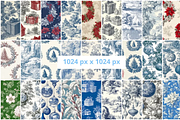 60 Christmas Toile Seamless Patterns, a Pattern Graphic by mkStudioLab (Thumbnail 2 of 3)