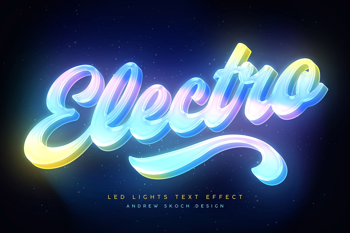Led Lights Text Effects, a Brushes & More by Andrew Skoch Design (Photo 9 of 9)