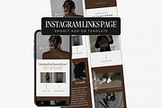 Showit Instagram Landing Page Templa, a Landing Page Template by Blush Created (Thumbnail 1 of 15)