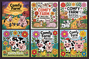 Comfy Farm Bold & Easy Coloring Book, a Pattern Graphic by protabsorkar11 (Thumbnail 5 of 5)