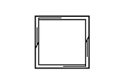 Modern Square Frame SVG Bundle, an Illustration by Creativeshirt (Thumbnail 27 of 31)