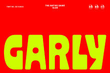 TNSC GARLY - Bold Display Typeface