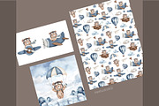 Bear and airplane, an Animal Illustration by Estudio 812 (Thumbnail 6 of 8)