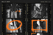 Grunge Film Strip Contact Sheet, a Social Media Template by DesignerCandies (Thumbnail 2 of 5)