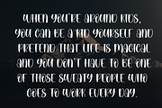 Morning Wonderful | Script Font, a Script Font by Scratchones (Thumbnail 6 of 8)