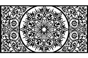 Decorative Mandala Panel Vector Set, a Decorative Illustration by Designer_Momina (Thumbnail 9 of 21)