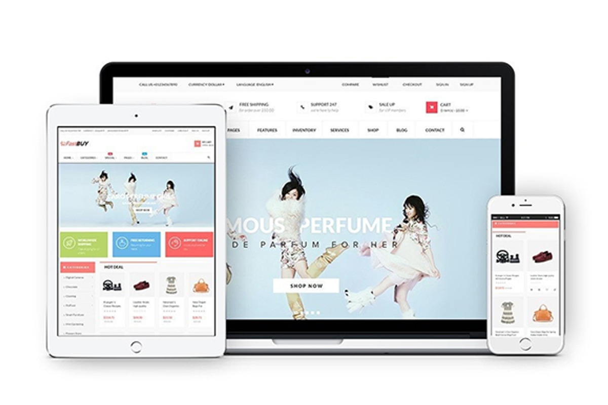 Pts Fastbuy - Prestashop theme, a Bootstrap Template by Prestabrain (Photo 1 of 5)