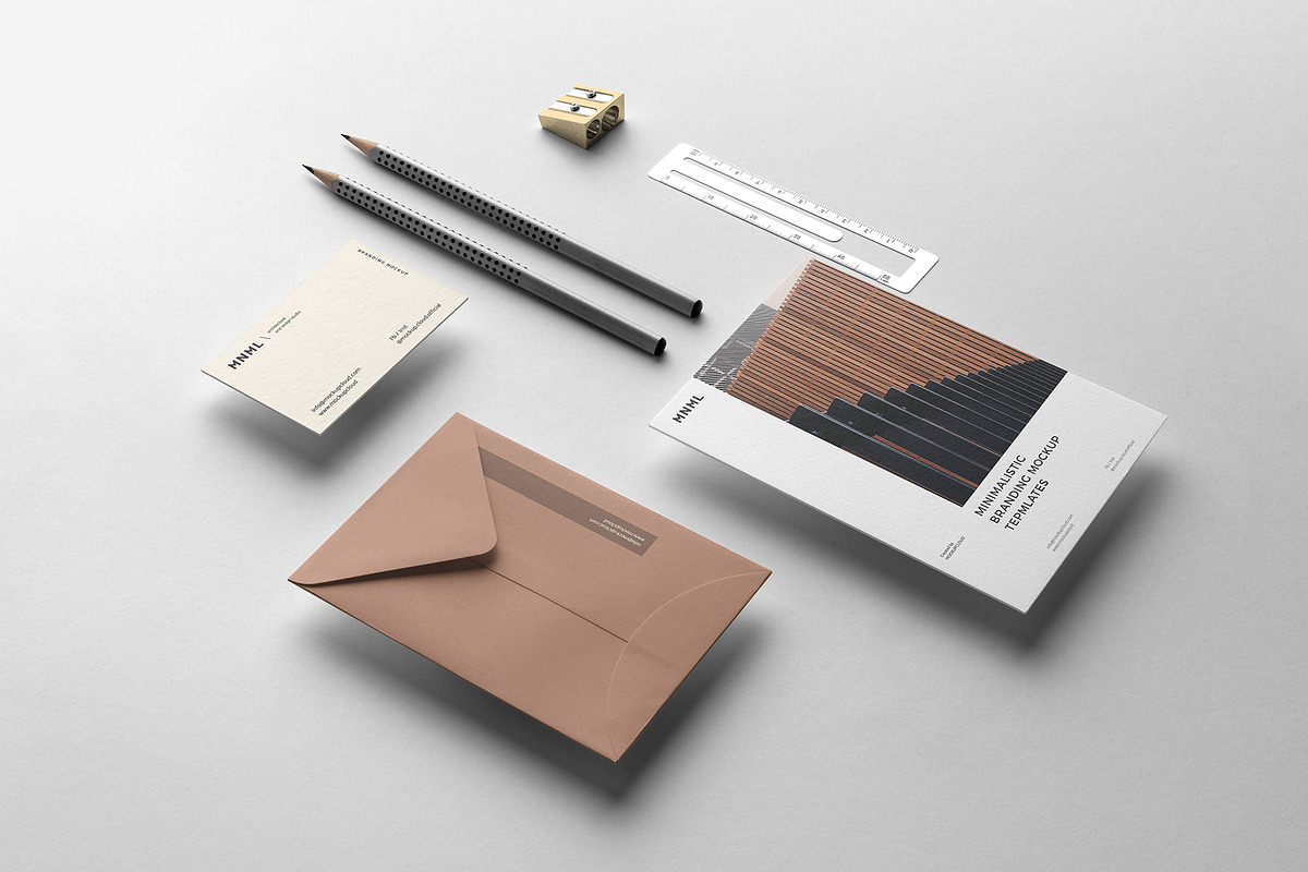 MNML / Branding Mockup Kit, a Product Mockup by Mockup Cloud (Photo 2 of 23)