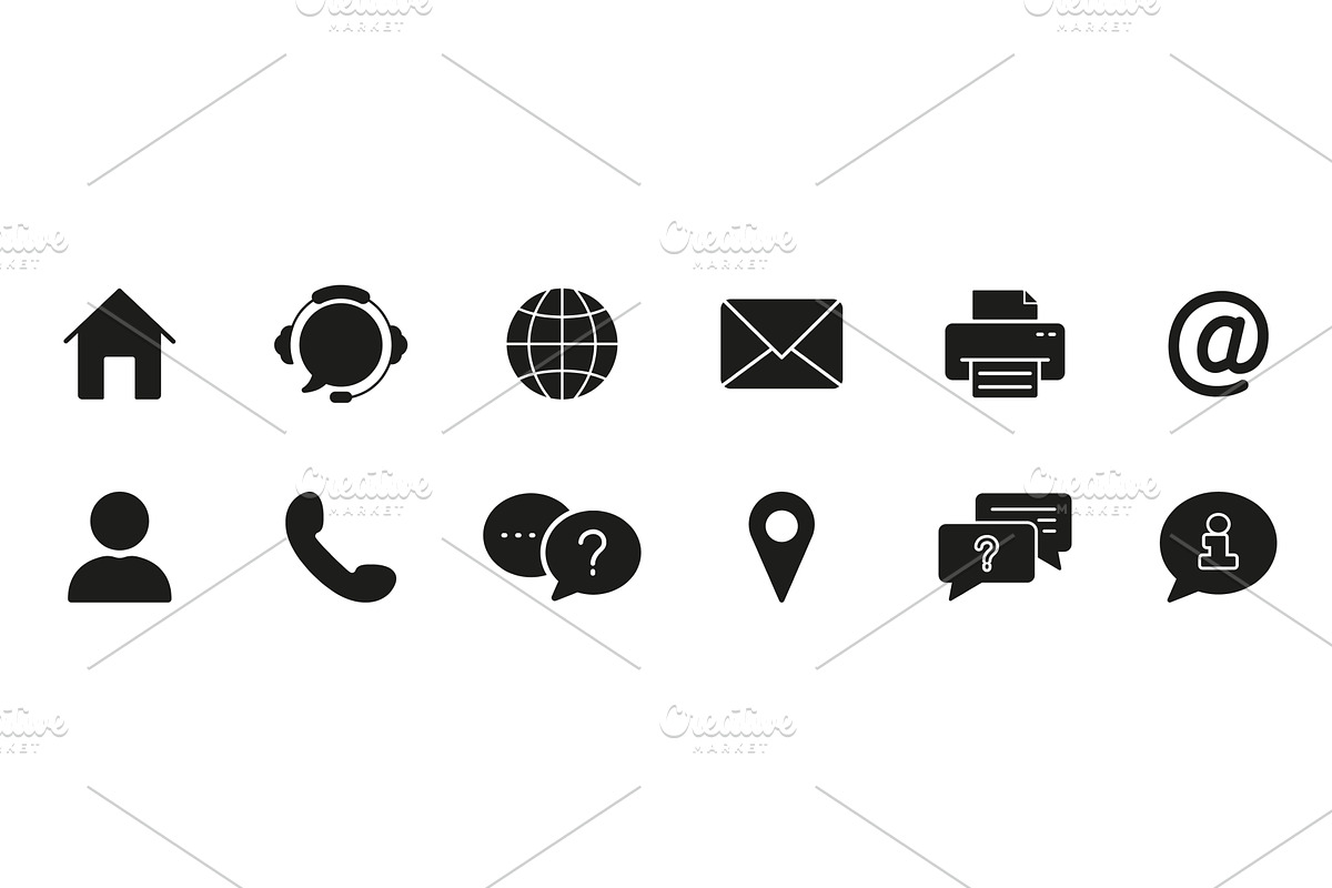 Communication, Support, and Contact, an Object Illustration by Vector ...