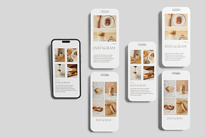 Instagram Post Mockup, a Print Template by safrizalstudio