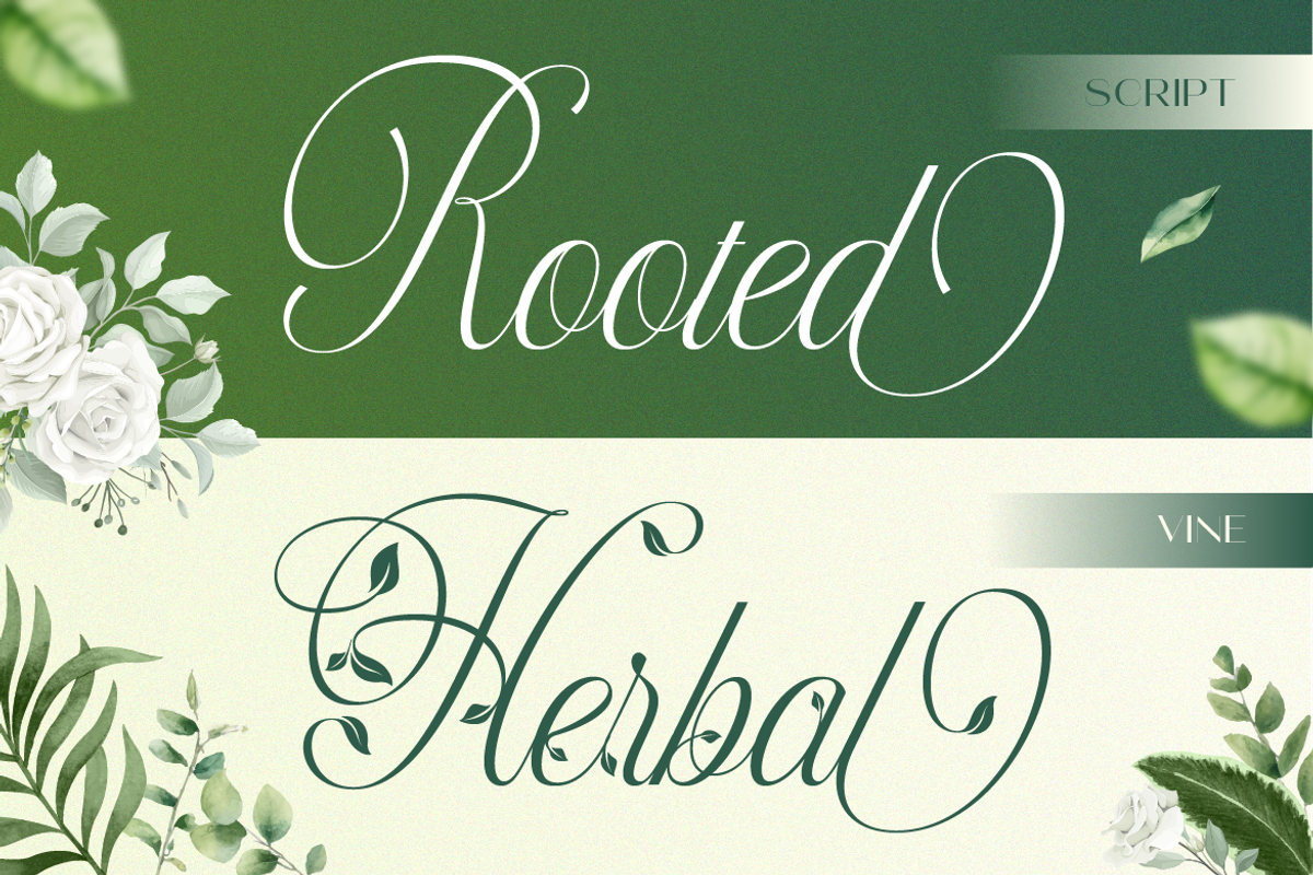 Herlyna, a Script Font by Burntilldead (Photo 5 of 12)