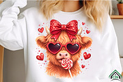 Valentine Coquette Png, Highland Cow, an Illustration by Craft Nest (Thumbnail 5 of 6)