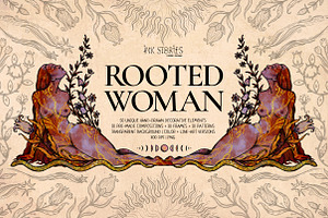 Rooted Woman | Sacred Feminine, a Person Illustration by Ink Stories