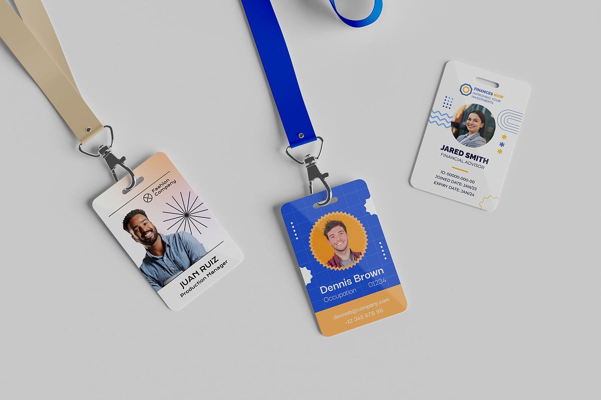 ID Card Mockup, an Advertising Mockup by MA-KING_ART (Photo 1 of 2)